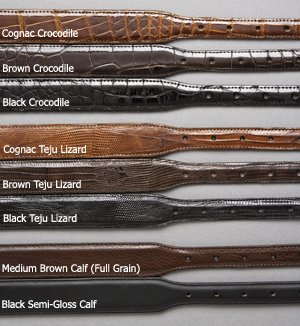 3/4" Tapered Belt Straps